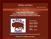 Tablet Screenshot of buffaloandmore.com